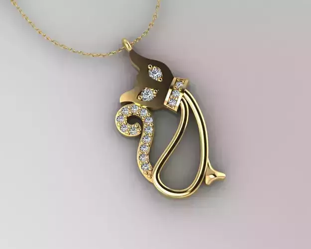 Pendant P197 3D Print Model