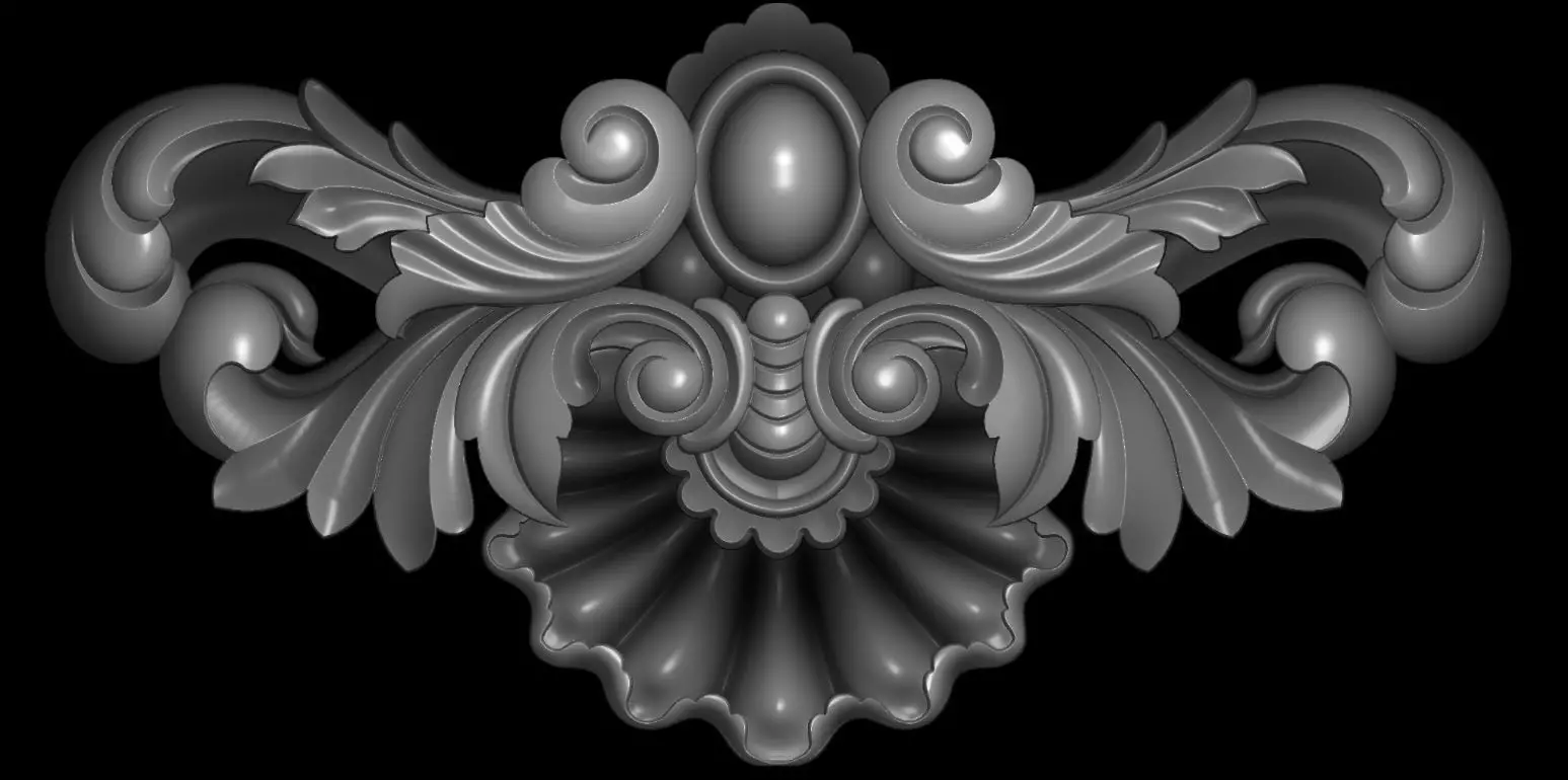 3d model of flowers and leaves 3D print model_0