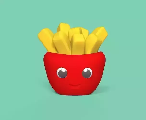 French Fries 3D print model