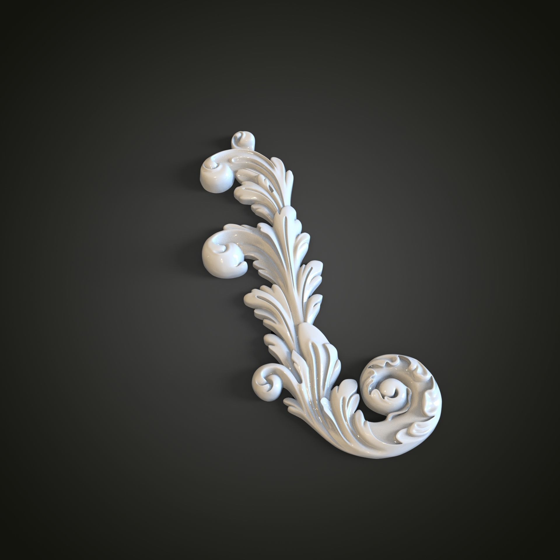 Fretwork decor 3D print model_3