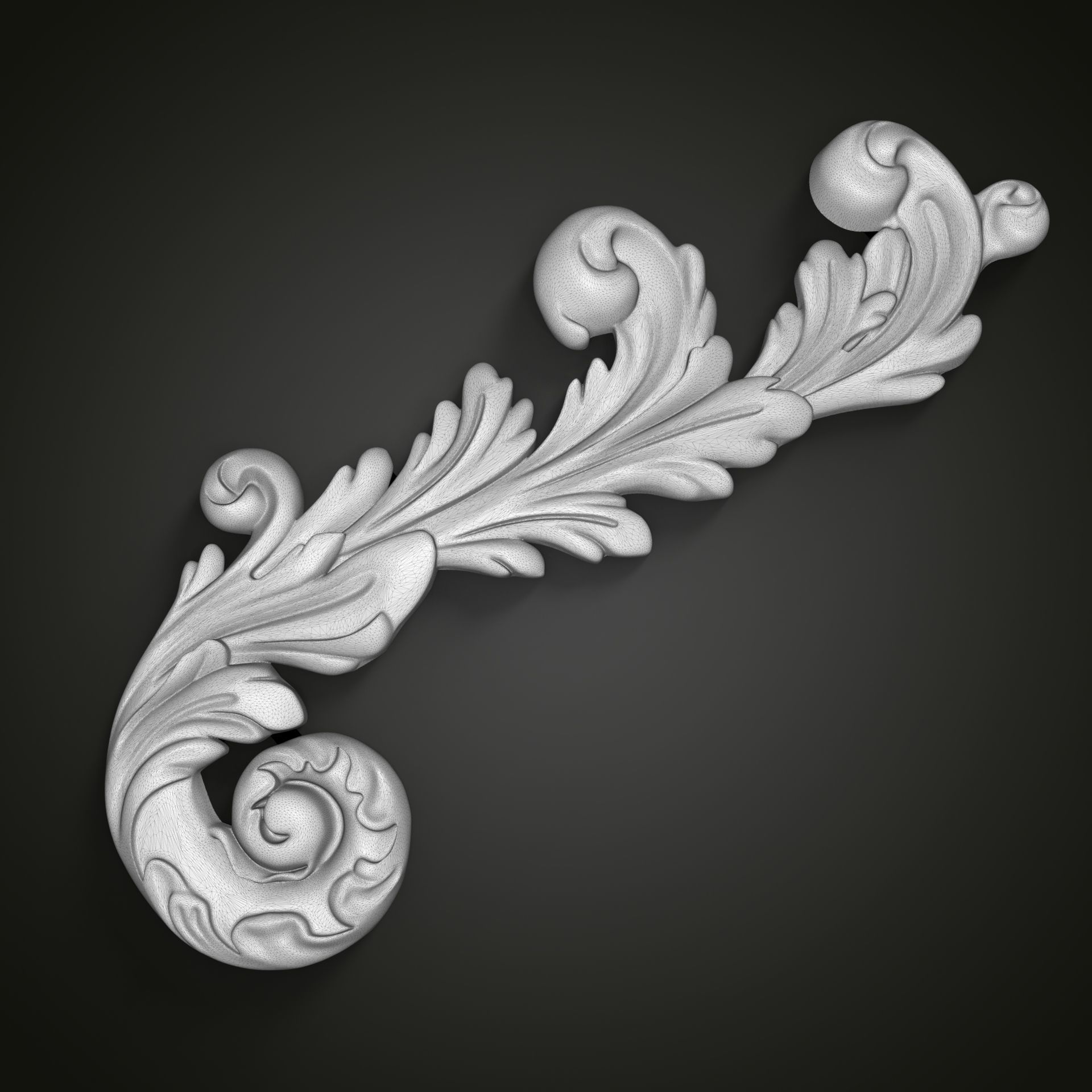 Fretwork decor 3D print model_17