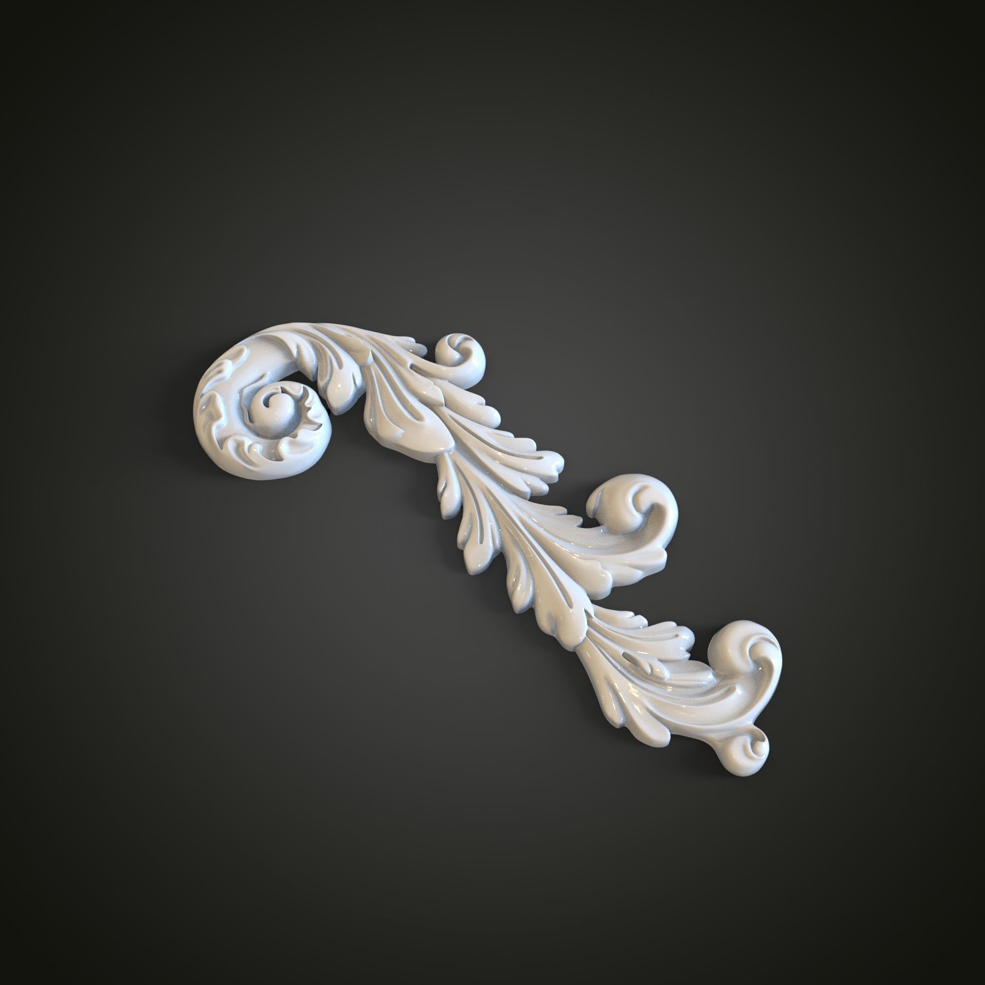 Fretwork decor 3D print model_9