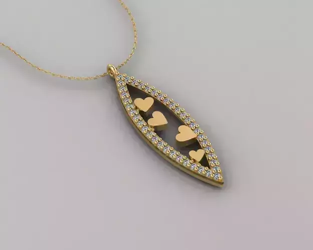 Pendant P198 3D Print Model 3D print model