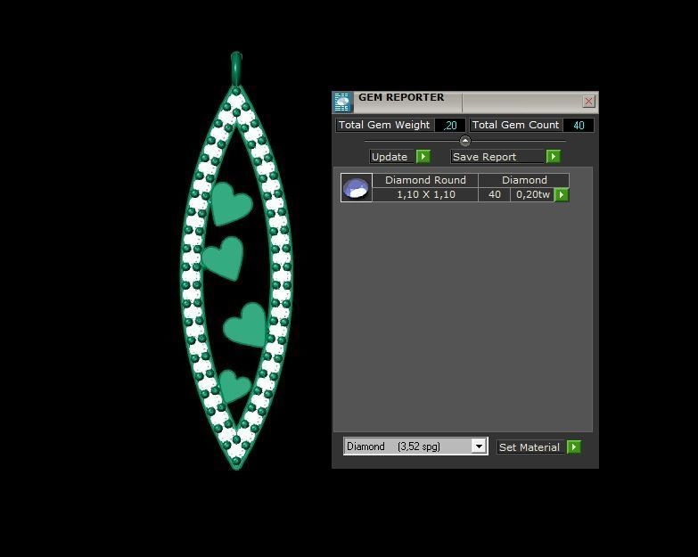 Pendant P198 3D Print Model 3D print model_1