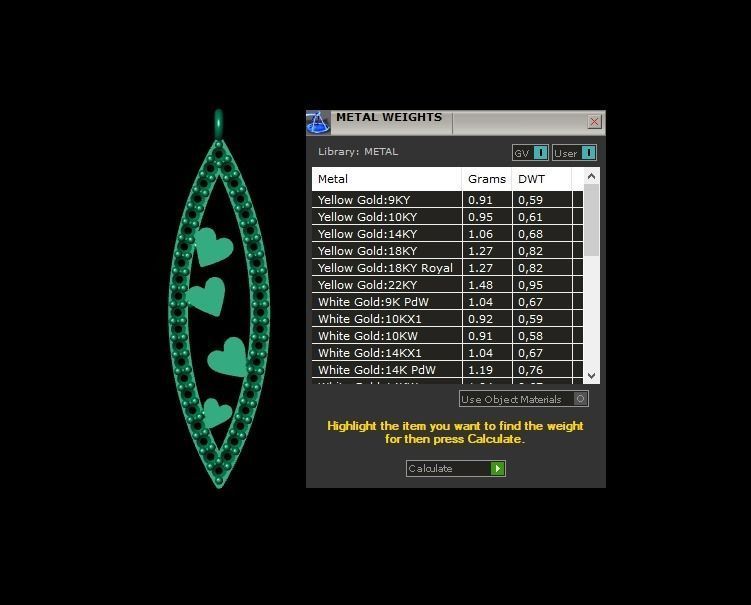 Pendant P198 3D Print Model 3D print model_3