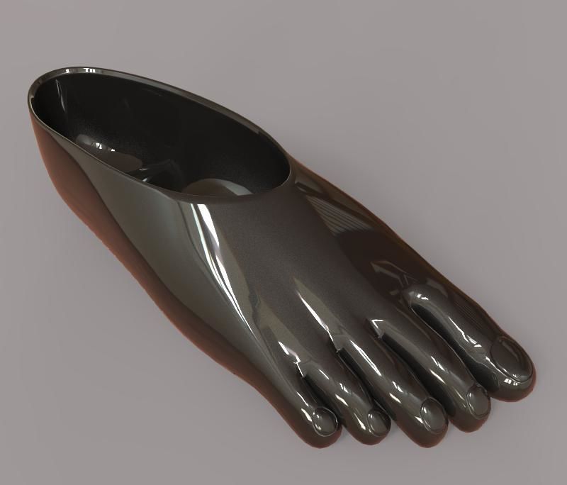 Ashtray foot 3D model_9