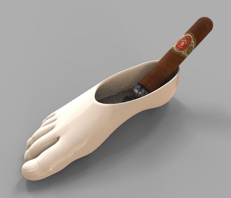 Ashtray foot 3D model_7
