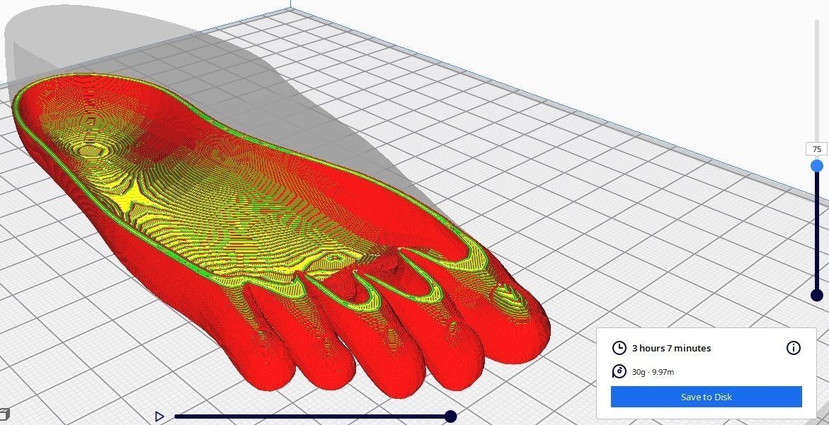 Ashtray foot 3D model_12