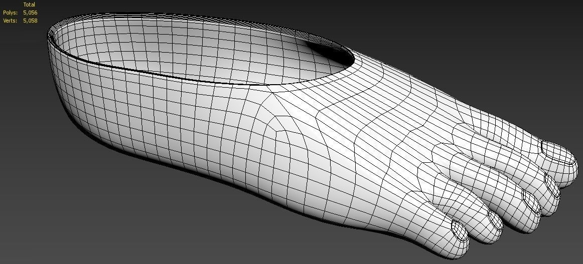 Ashtray foot 3D model_11