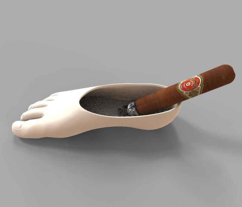 Ashtray foot 3D model_6