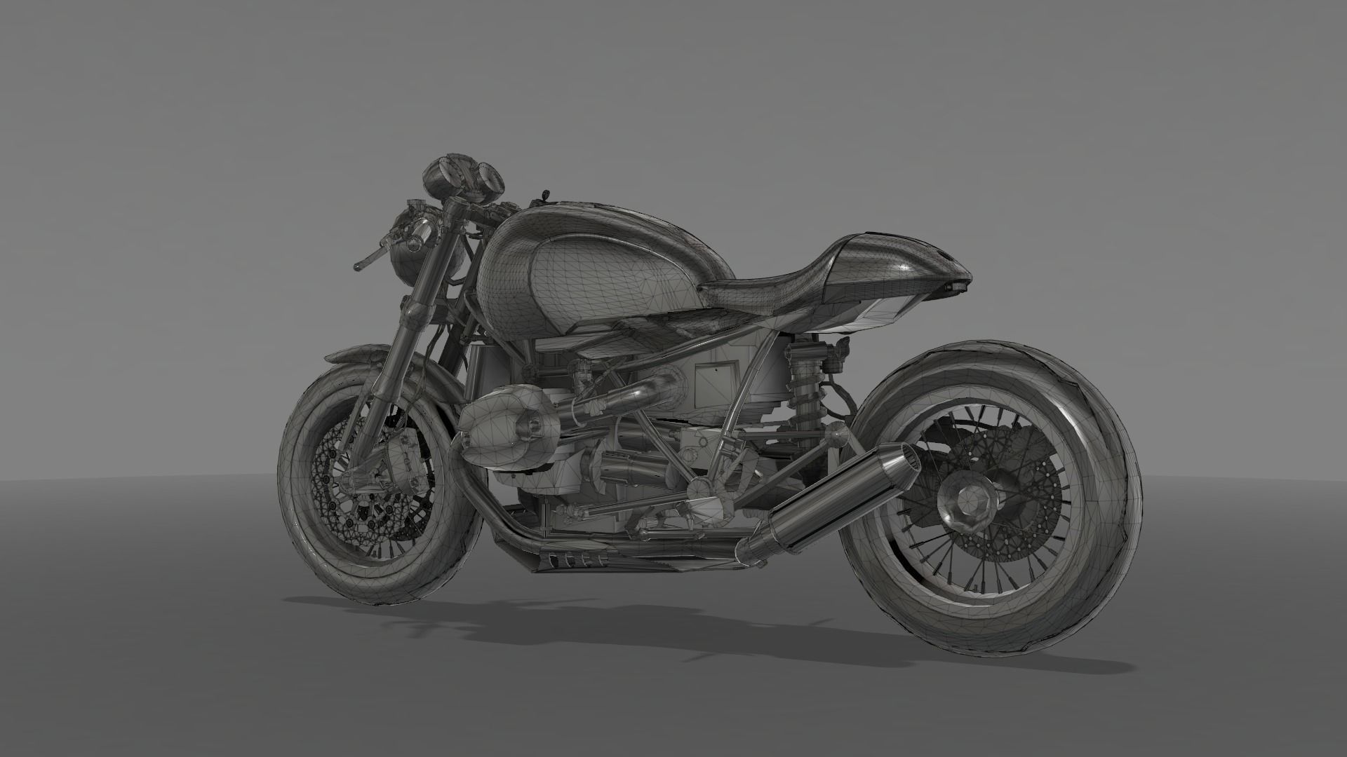 R9T Cafe Racer 3D model_14