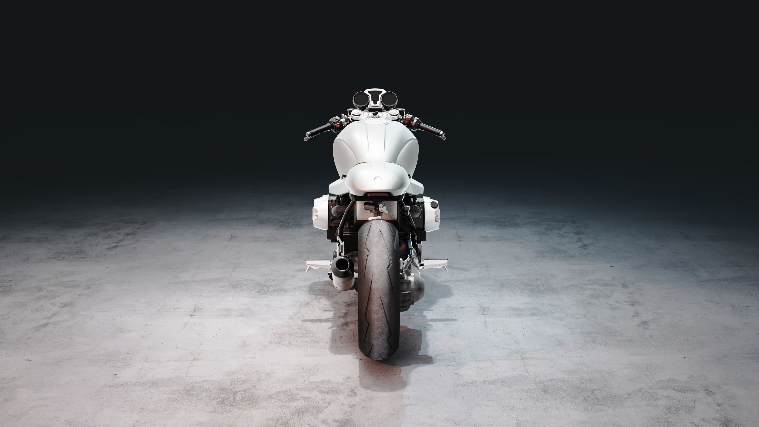 R9T Cafe Racer 3D model_3