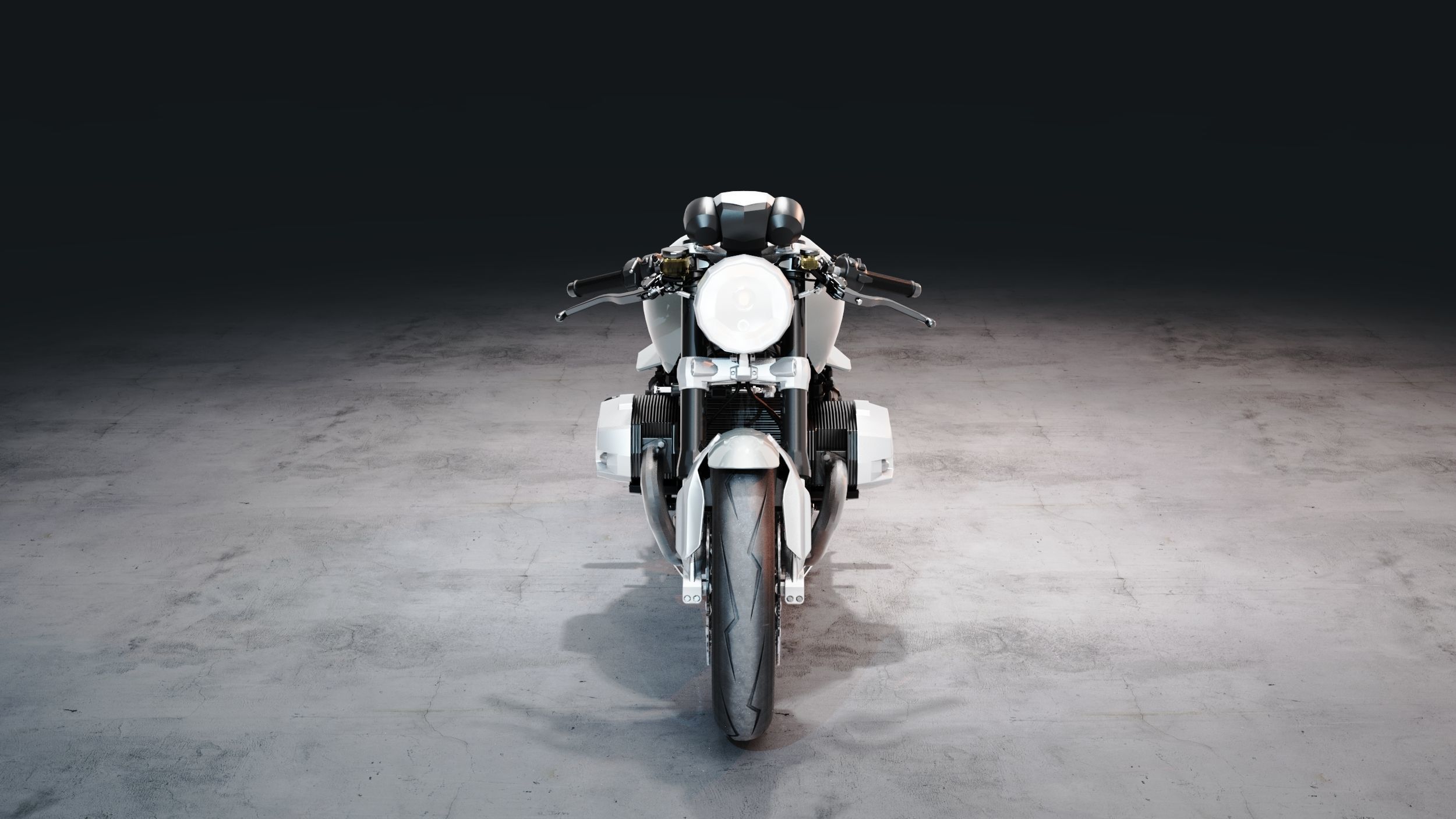 R9T Cafe Racer 3D model_7