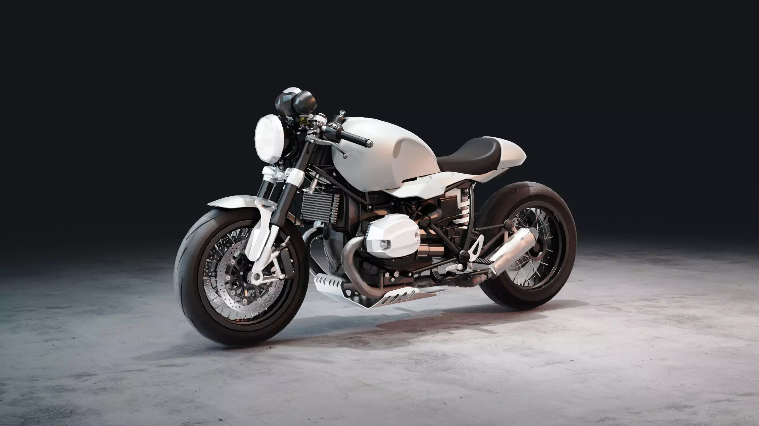 R9T Cafe Racer 3D model_0