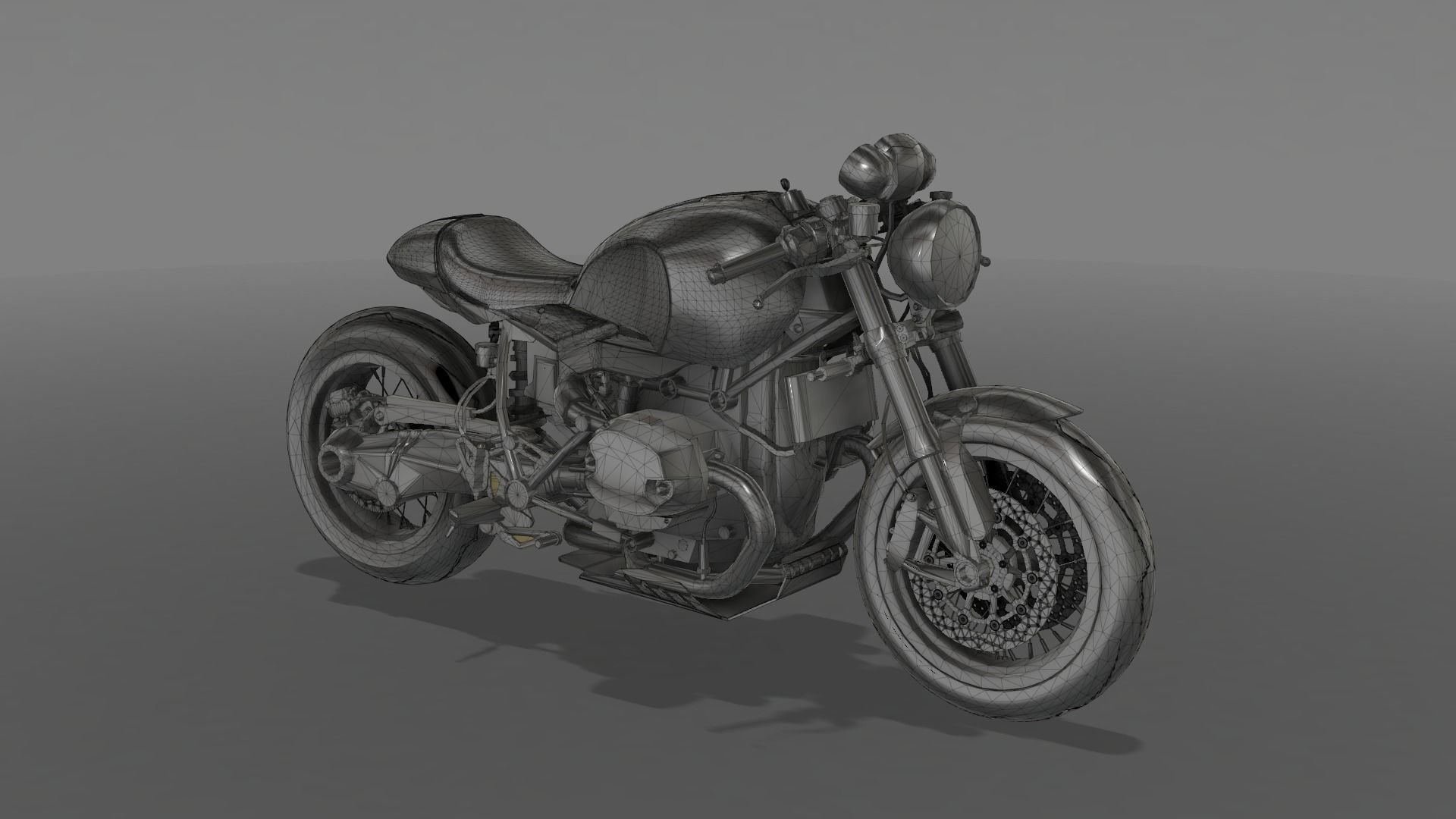 R9T Cafe Racer 3D model_12