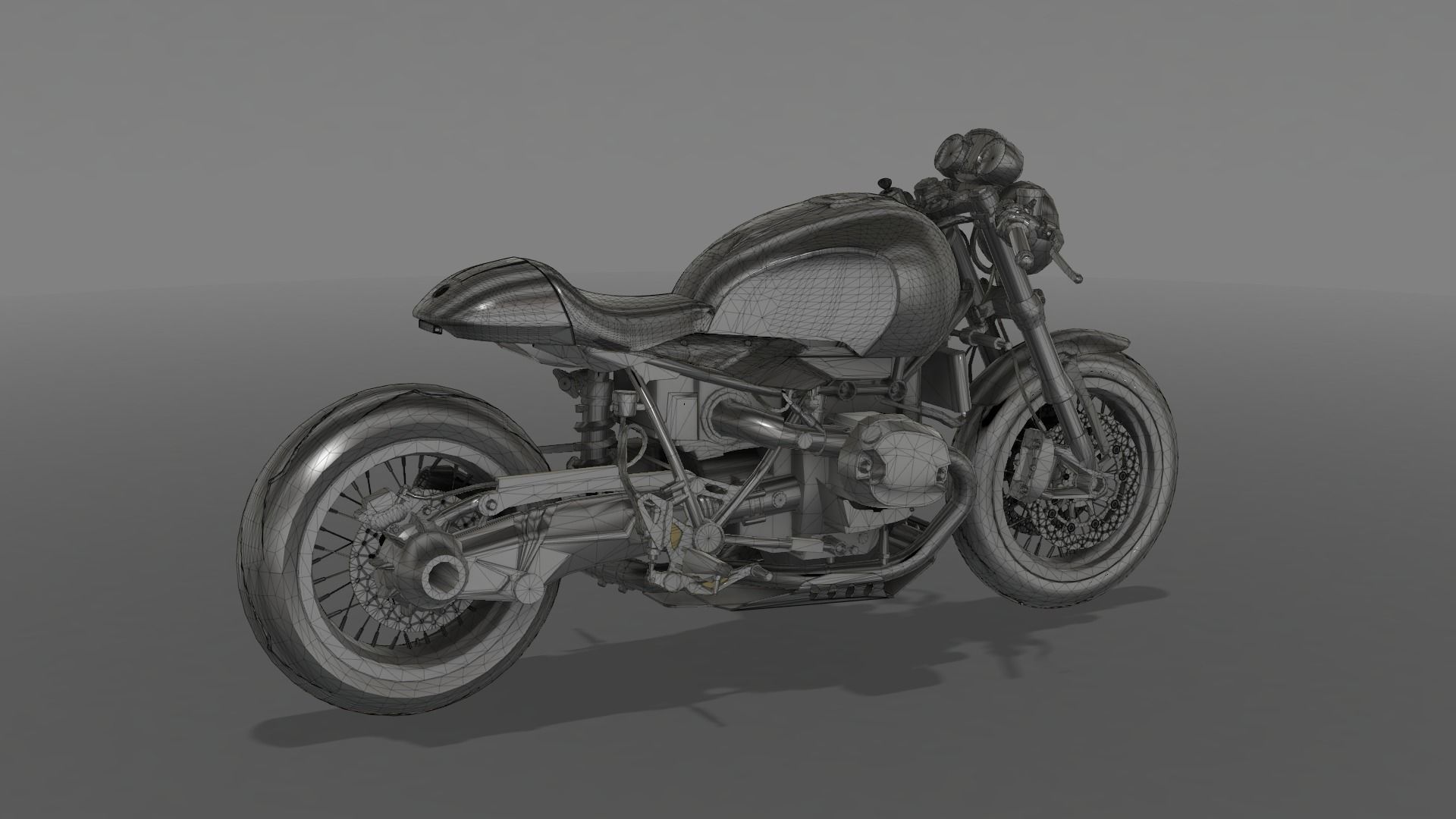 R9T Cafe Racer 3D model_11