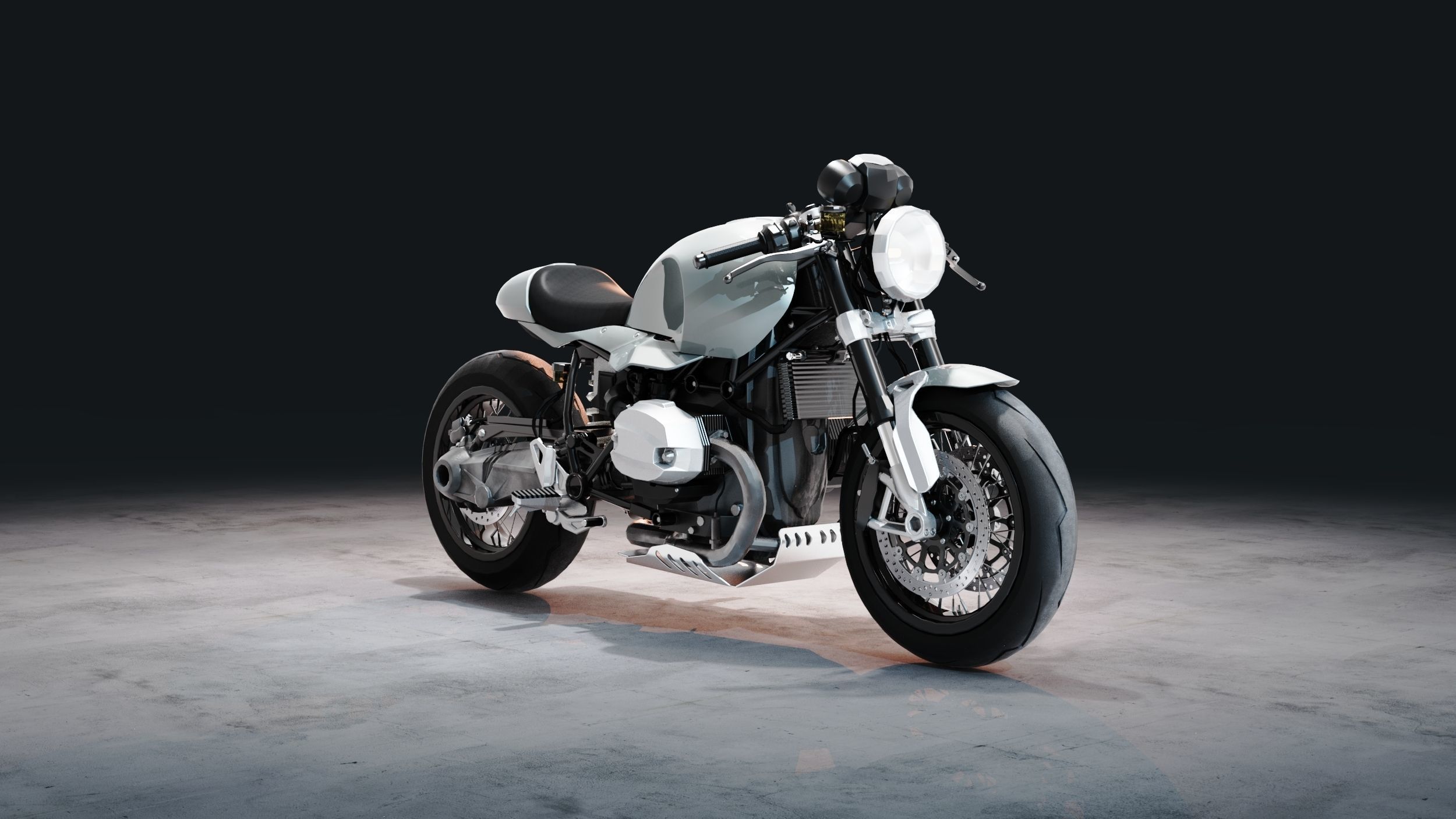 R9T Cafe Racer 3D model_6