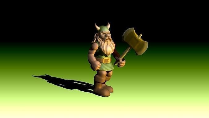 Golden Axe Gilius 3D print model