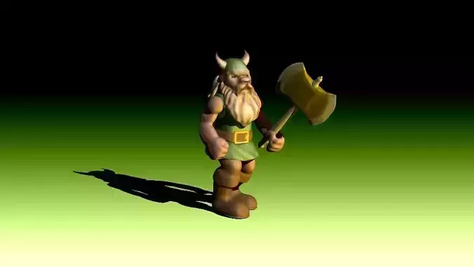 Golden Axe Gilius 3D print model