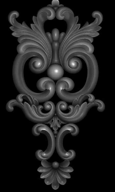 3d model of flowers and leaves 3D print model_0