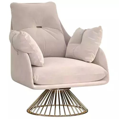 furniture style armchair 3D model