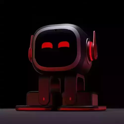 Robot Emo Low-poly 3D model