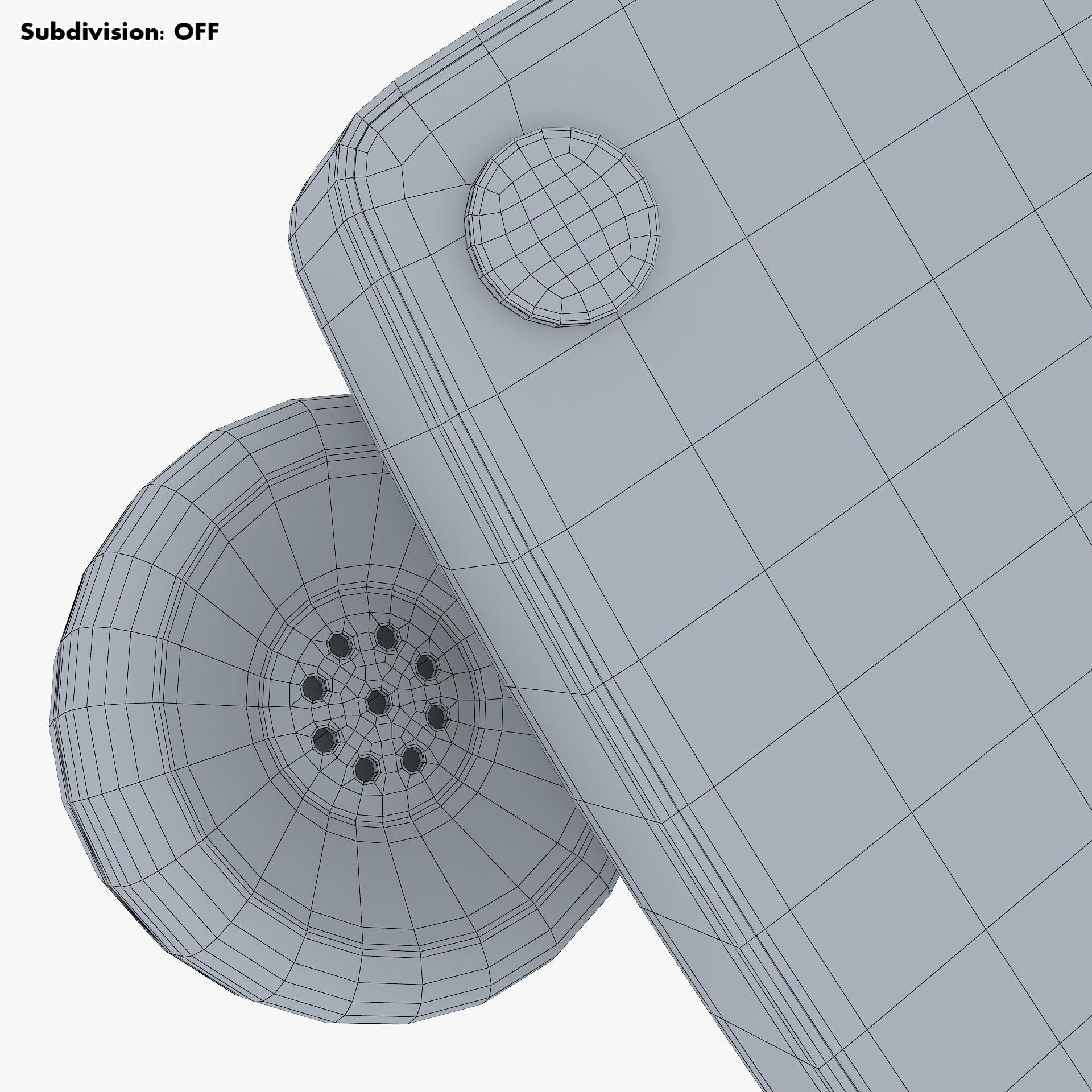 Retro Telephone M 2 3D model_30