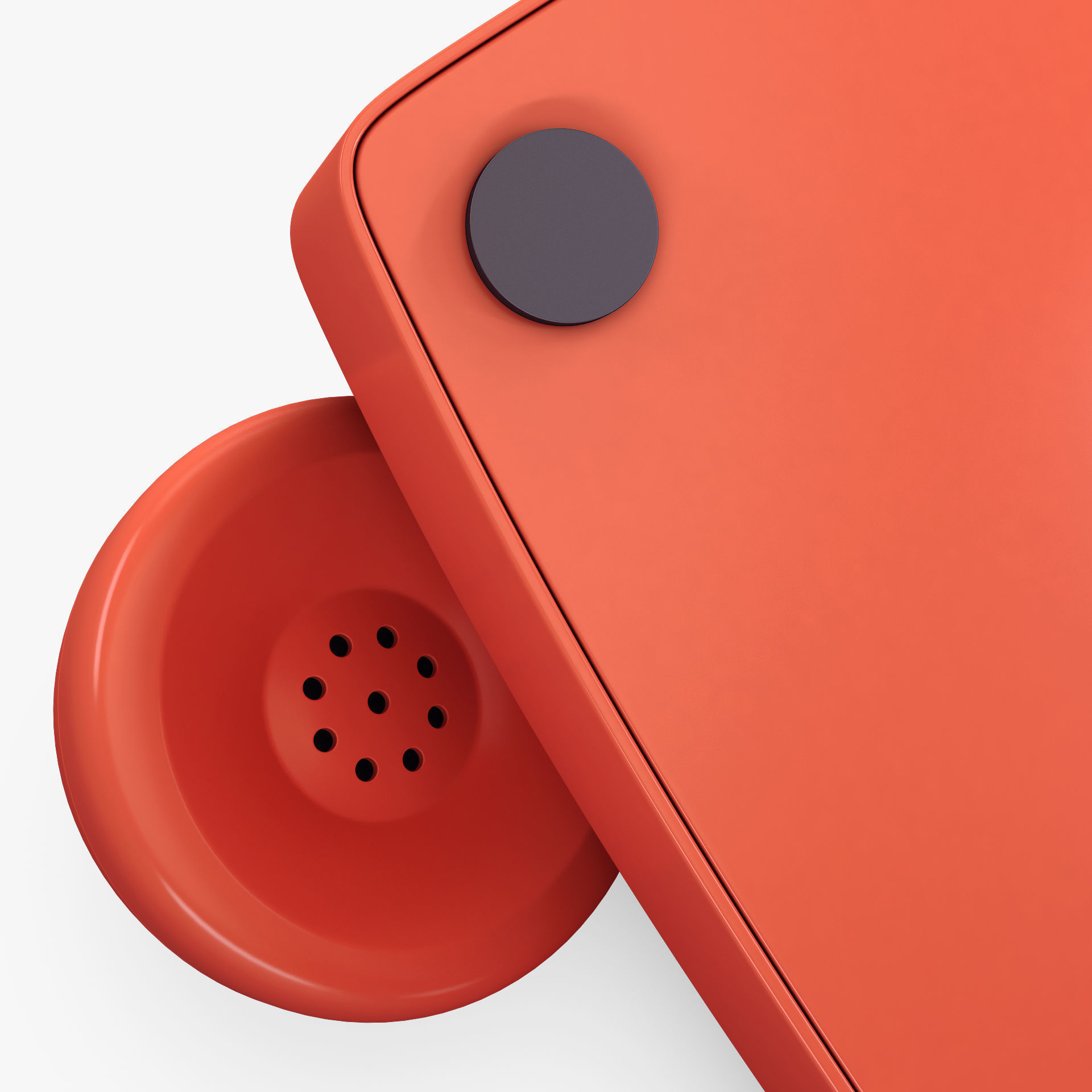 Retro Telephone M 2 3D model_9