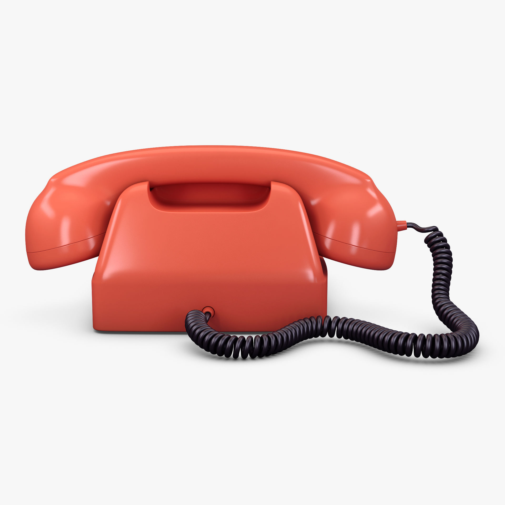 Retro Telephone M 2 3D model_6