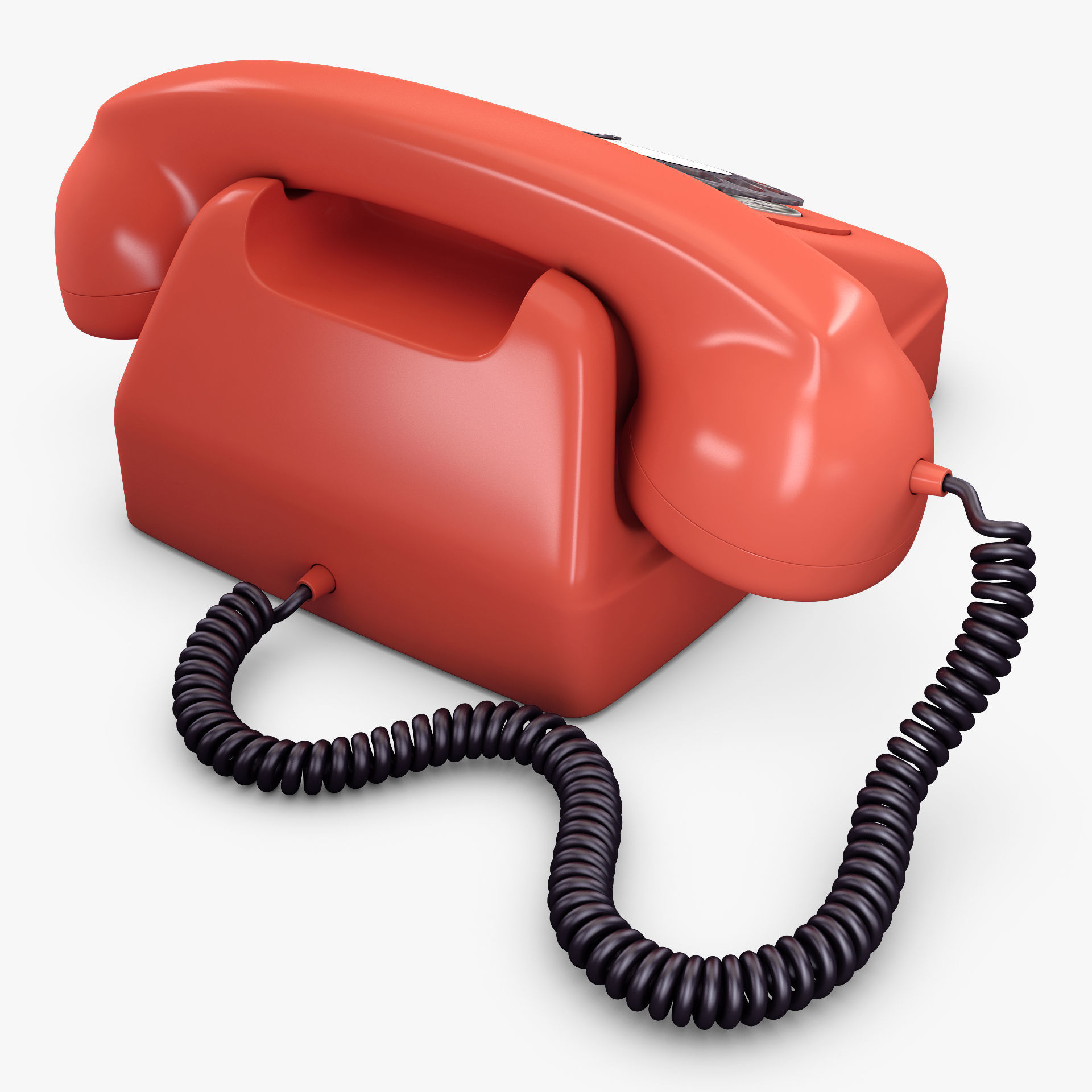 Retro Telephone M 2 3D model_1