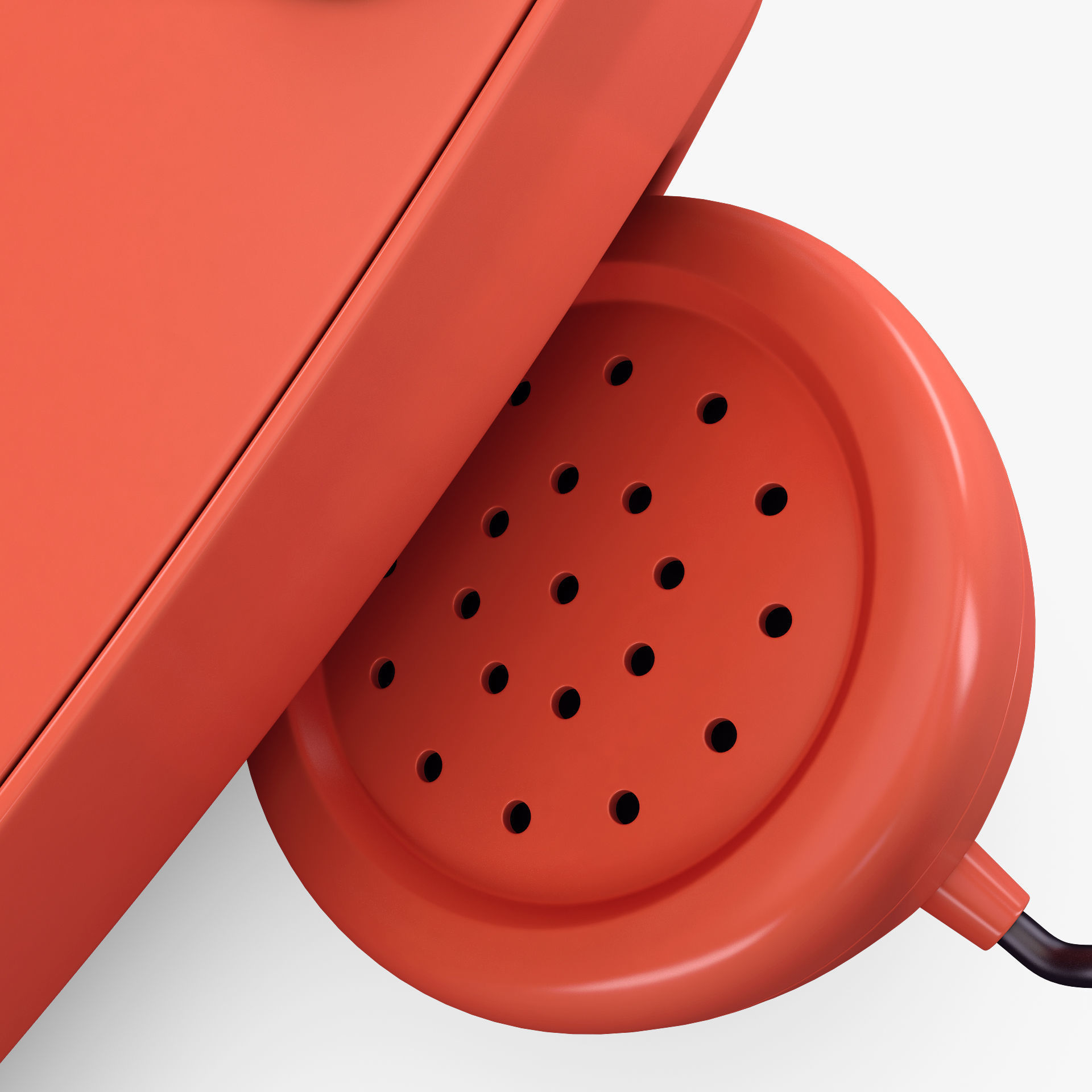 Retro Telephone M 2 3D model_10