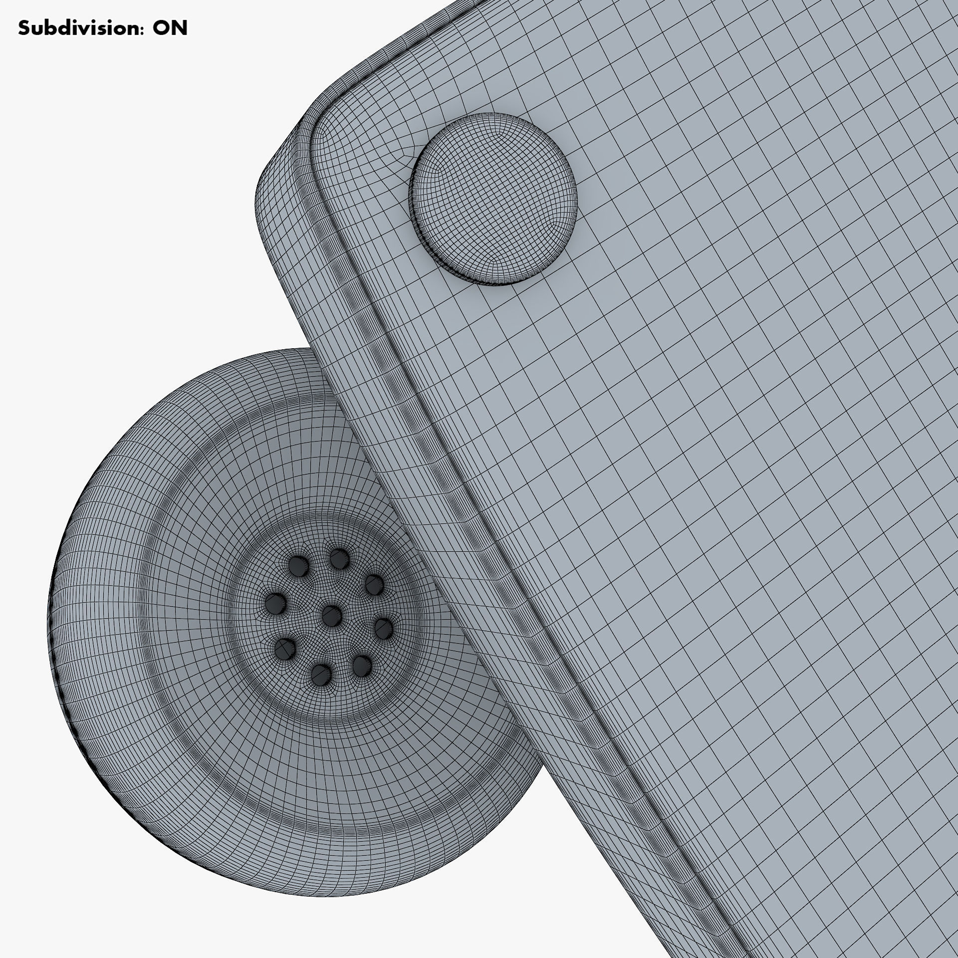 Retro Telephone M 2 3D model_29