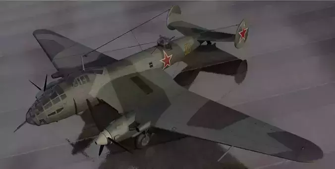 Yermolayev Yer-2 3D model