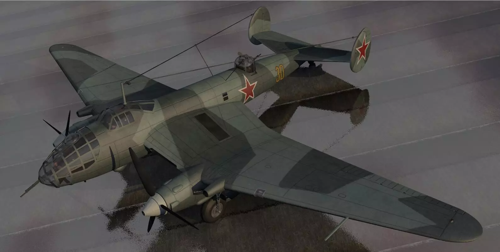Yermolayev Yer-2 3D model_0