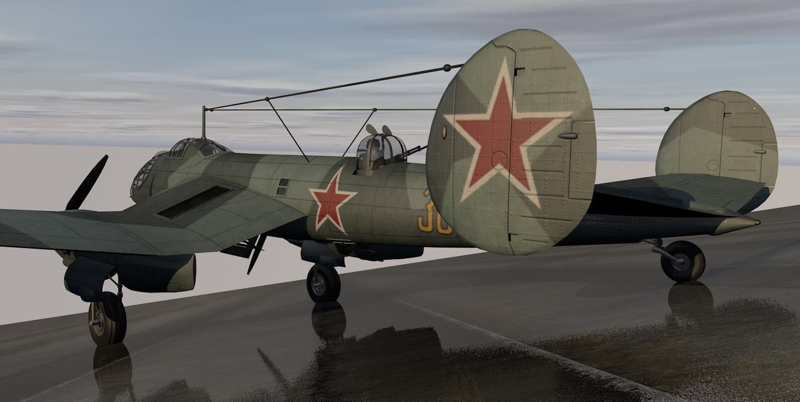 Yermolayev Yer-2 3D model_6