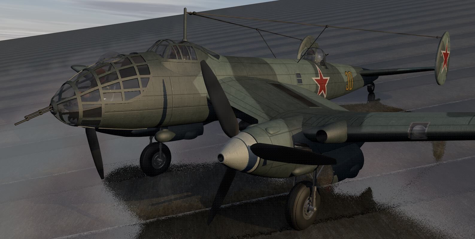 Yermolayev Yer-2 3D model_7