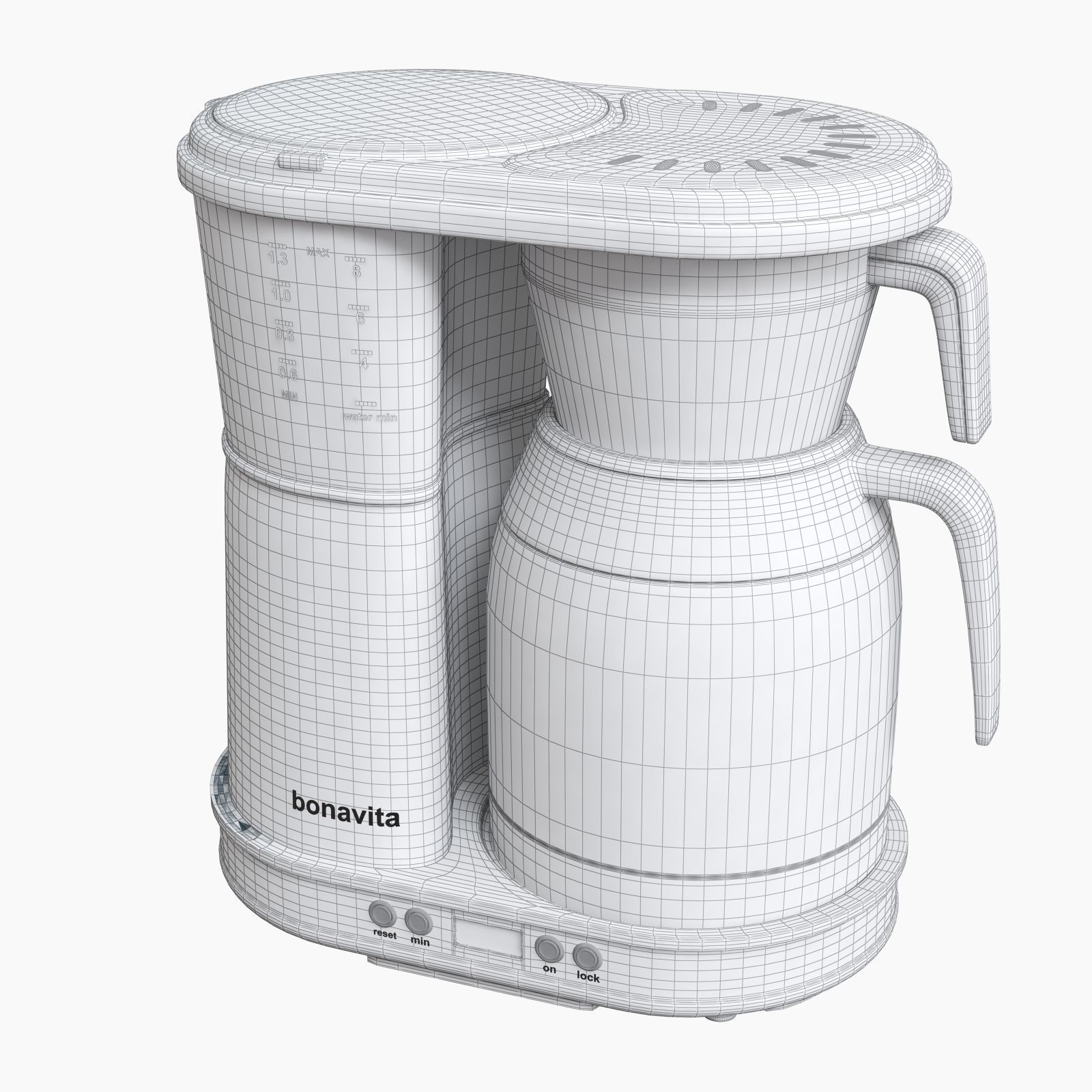 Bonavita DIGITAL Design coffee maker 3D model_7