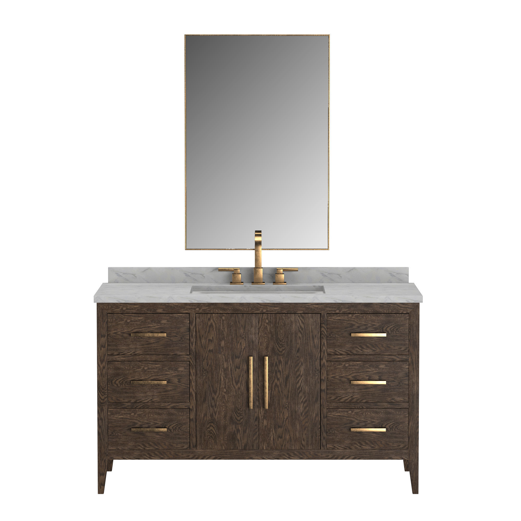 SINGLE EXTRA-WIDE VANITY 3D model_5