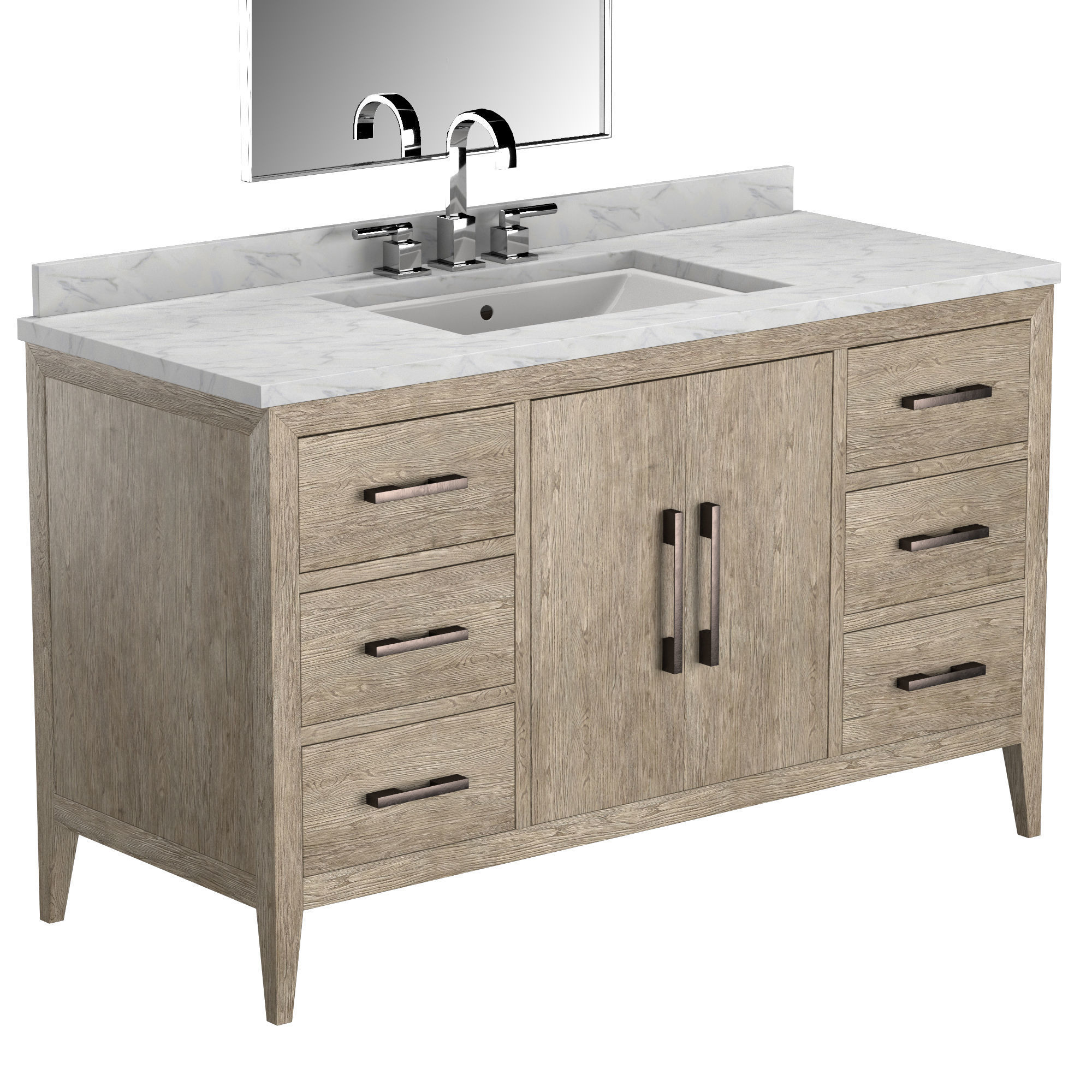 SINGLE EXTRA-WIDE VANITY 3D model_3