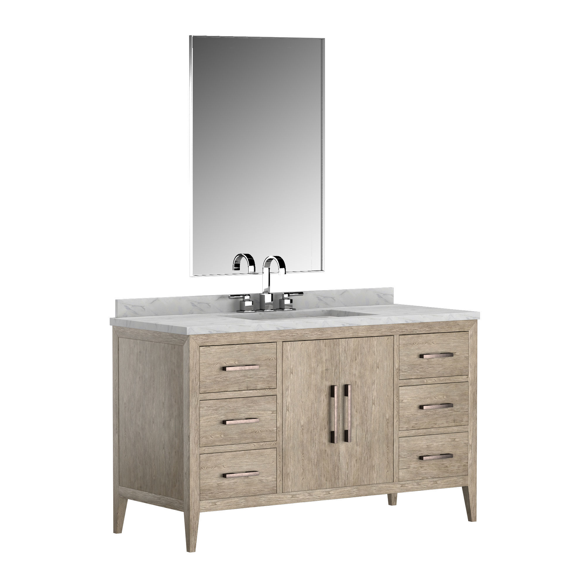 SINGLE EXTRA-WIDE VANITY 3D model_1