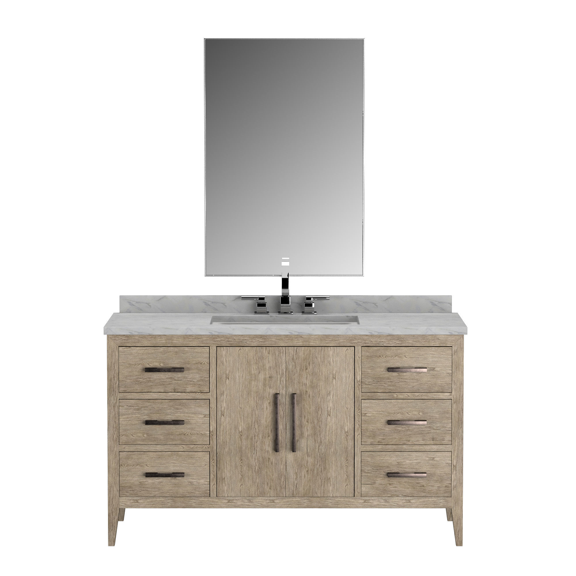 SINGLE EXTRA-WIDE VANITY 3D model_2