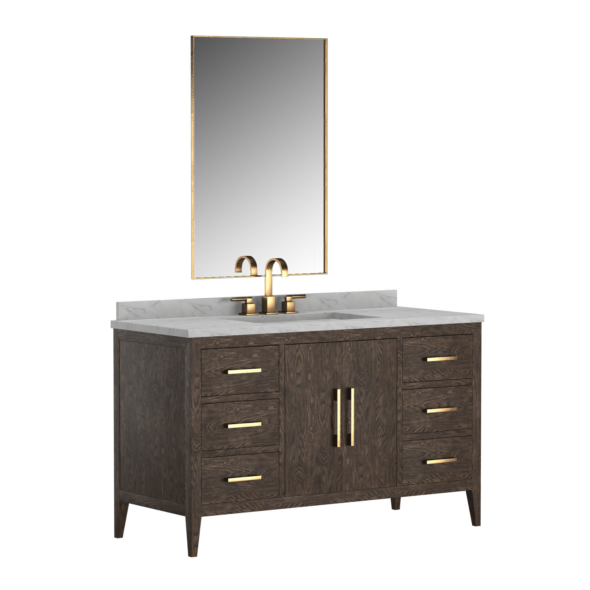 SINGLE EXTRA-WIDE VANITY 3D model_4