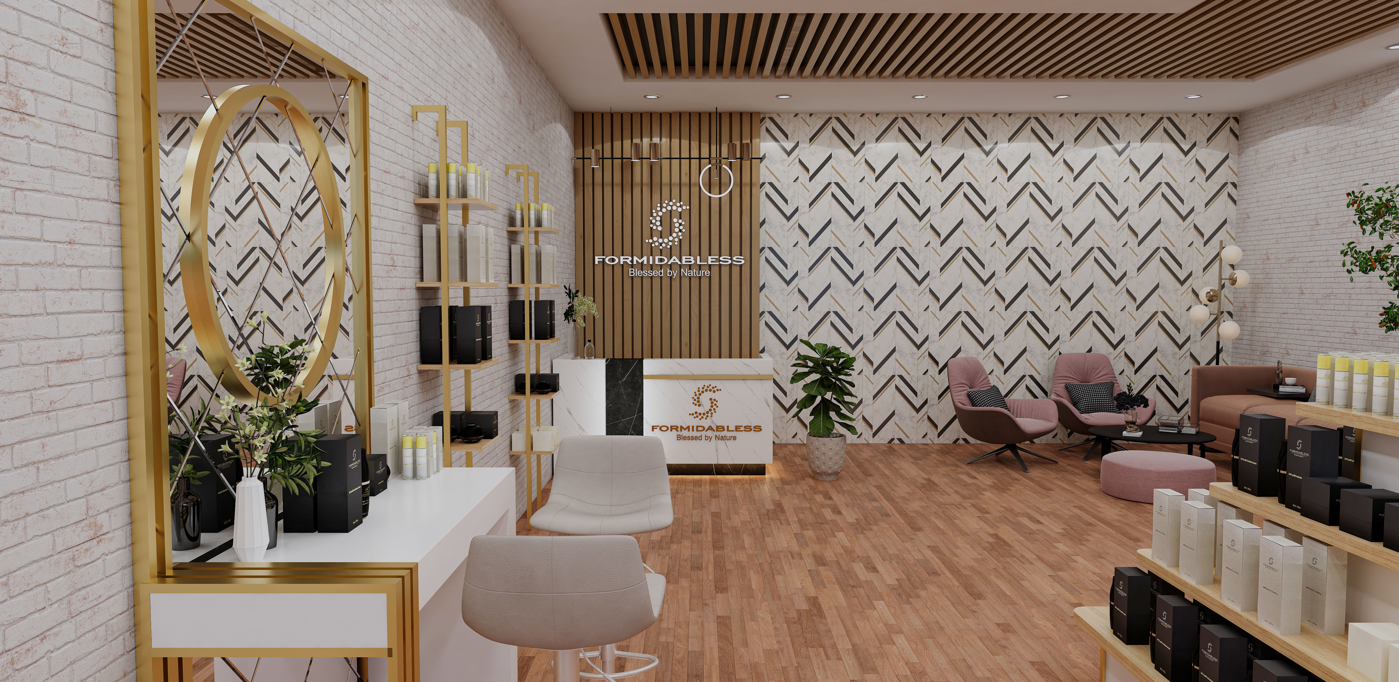 Parlour makeup Store 3D Model 3D model_2