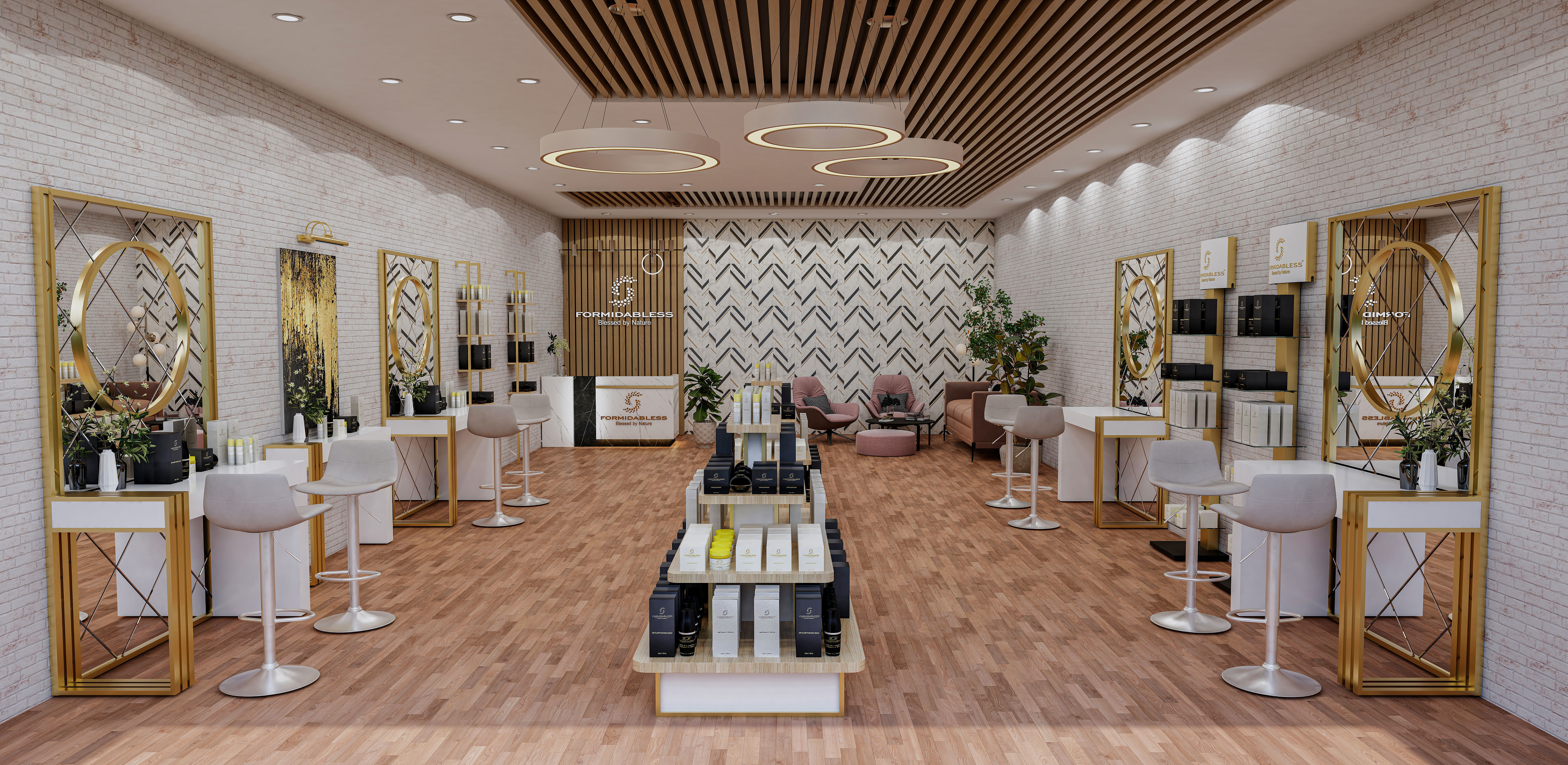 Parlour makeup Store 3D Model 3D model_1