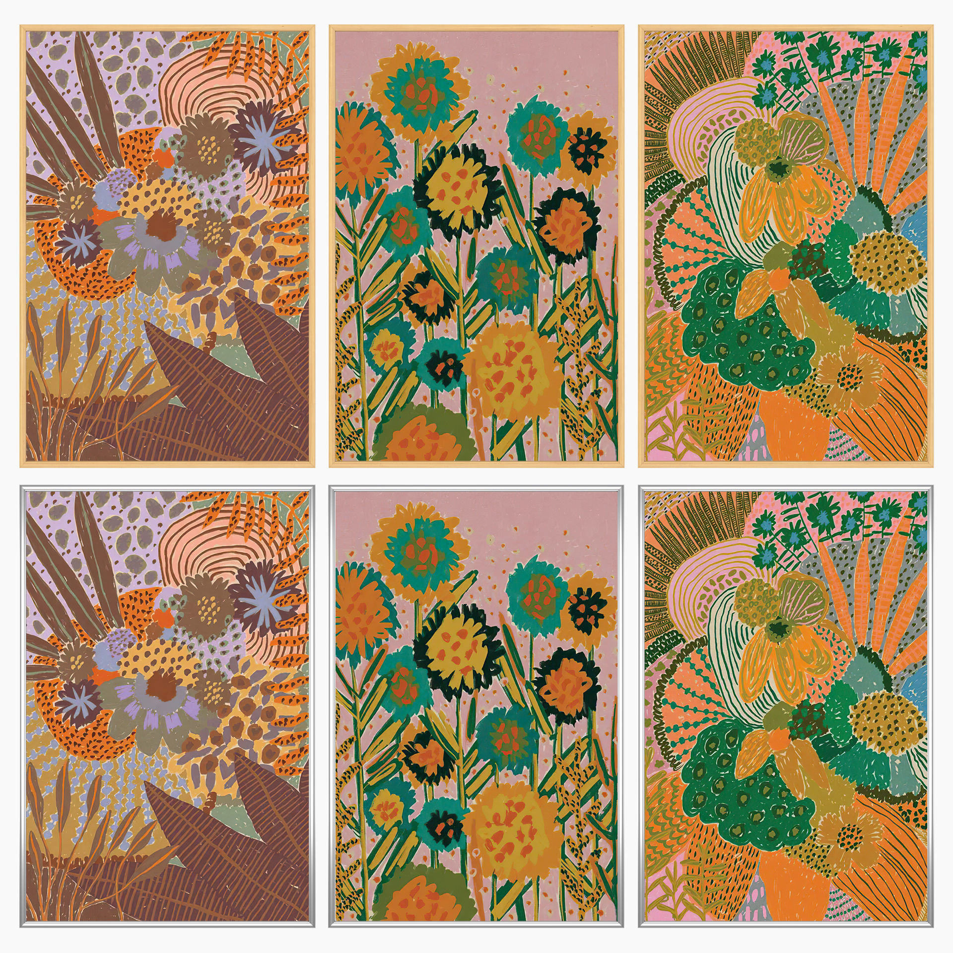 Wall Art Set 3590 3D model_2