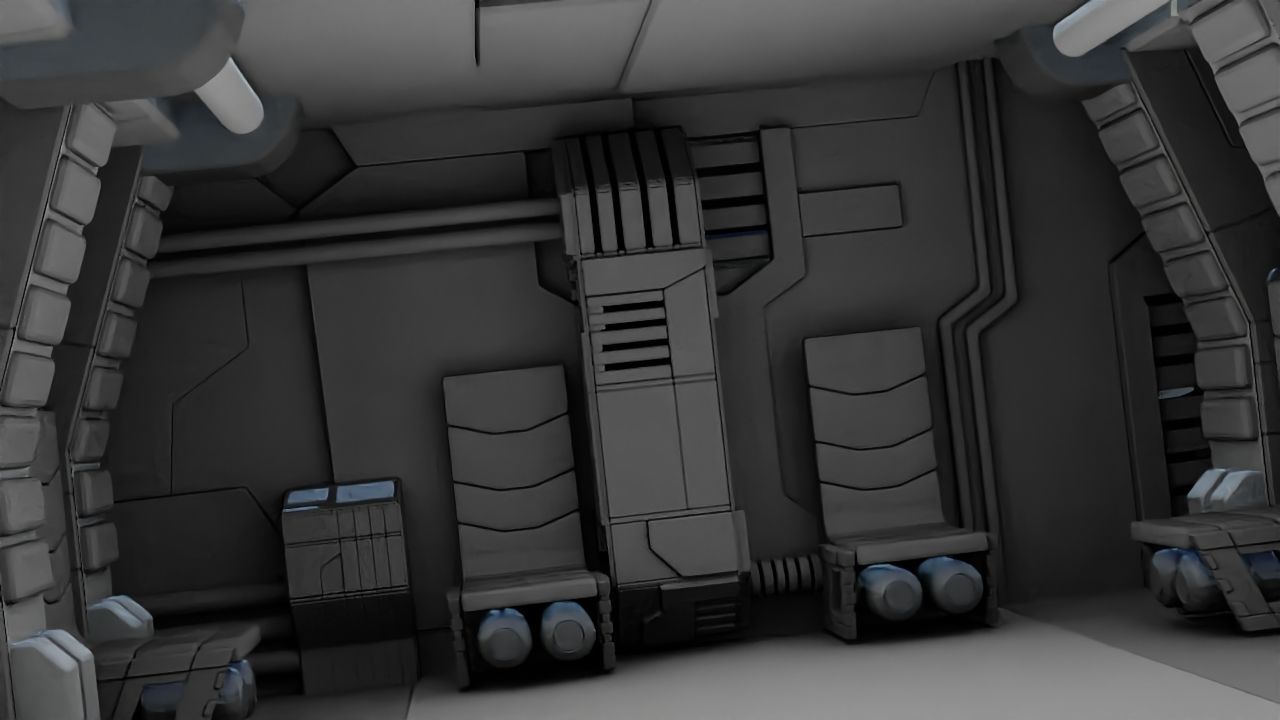 Rogue one UWING Ship 3D model_10