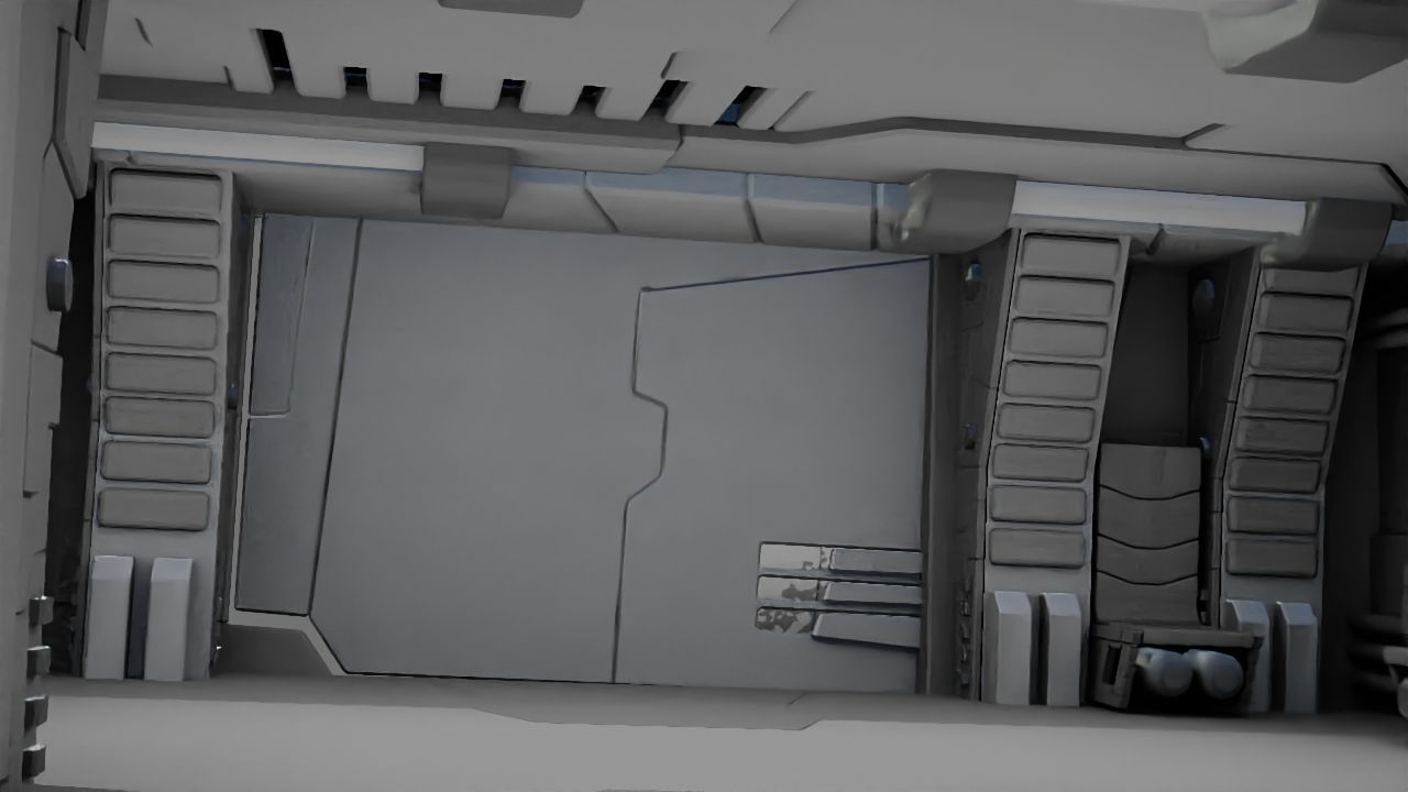 Rogue one UWING Ship 3D model_11