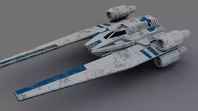 Rogue one UWING Ship 3D model