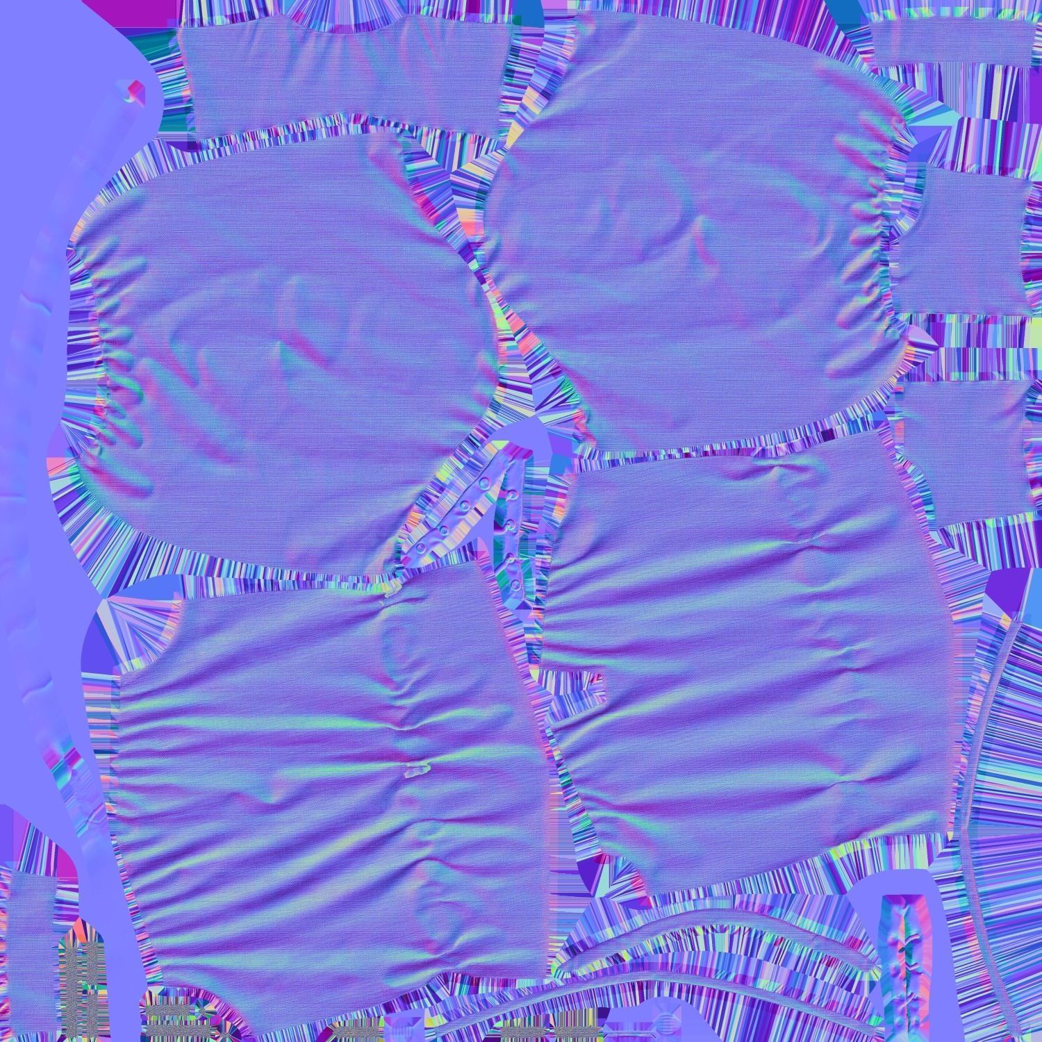 Medieval Outfit   low poly   PBR Textures   MD Clo3d zprj Low-poly 3D model_7