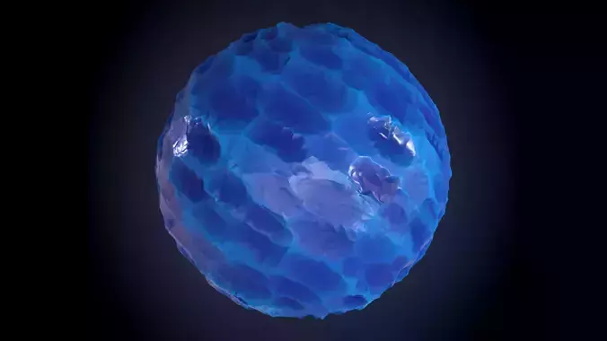 Snow Ice Stylized 6 Ground Seamless PBR Texture Texture